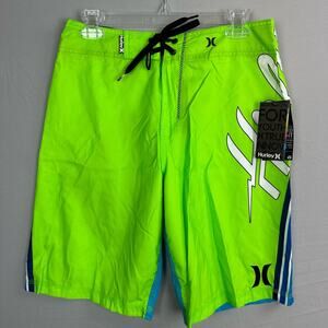 Hurley Bolt Board Shorts Men’s Size 29 Blue & Green